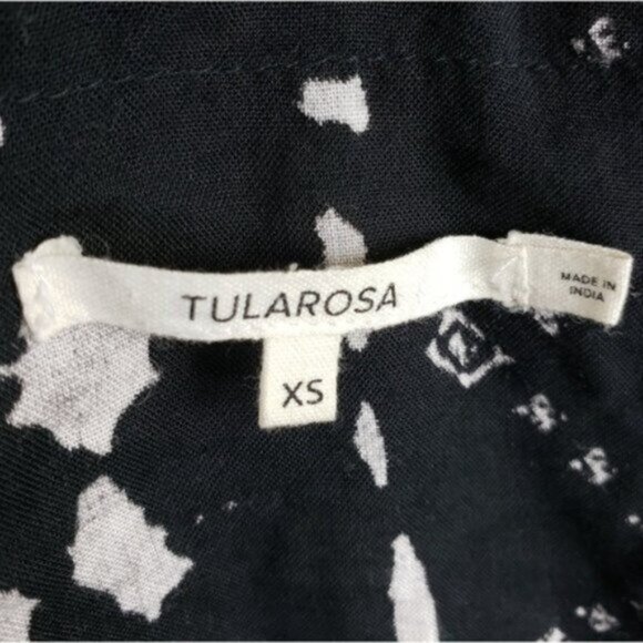 TULAROSA Revolve Tionesta Laced Dress Black/White Off Shoulders Viscose size XS - Picture 7 of 16